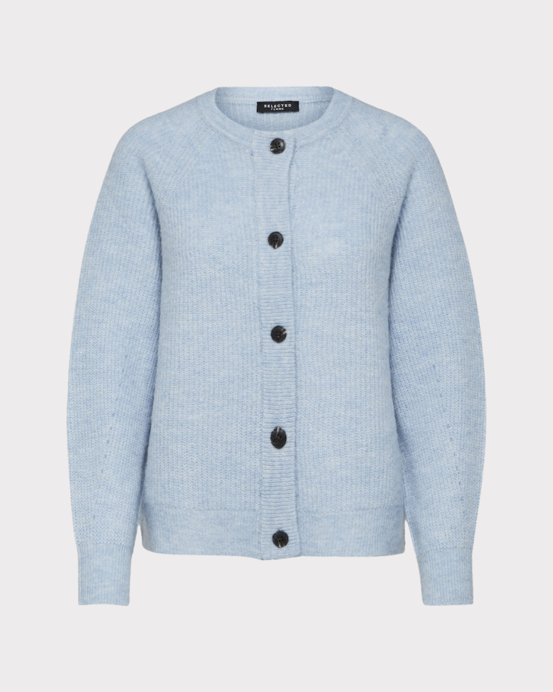 SLFLULU LS KNIT SHORT CARDIGAN NOOS-Cardigan-Selected Femme-Aandahls