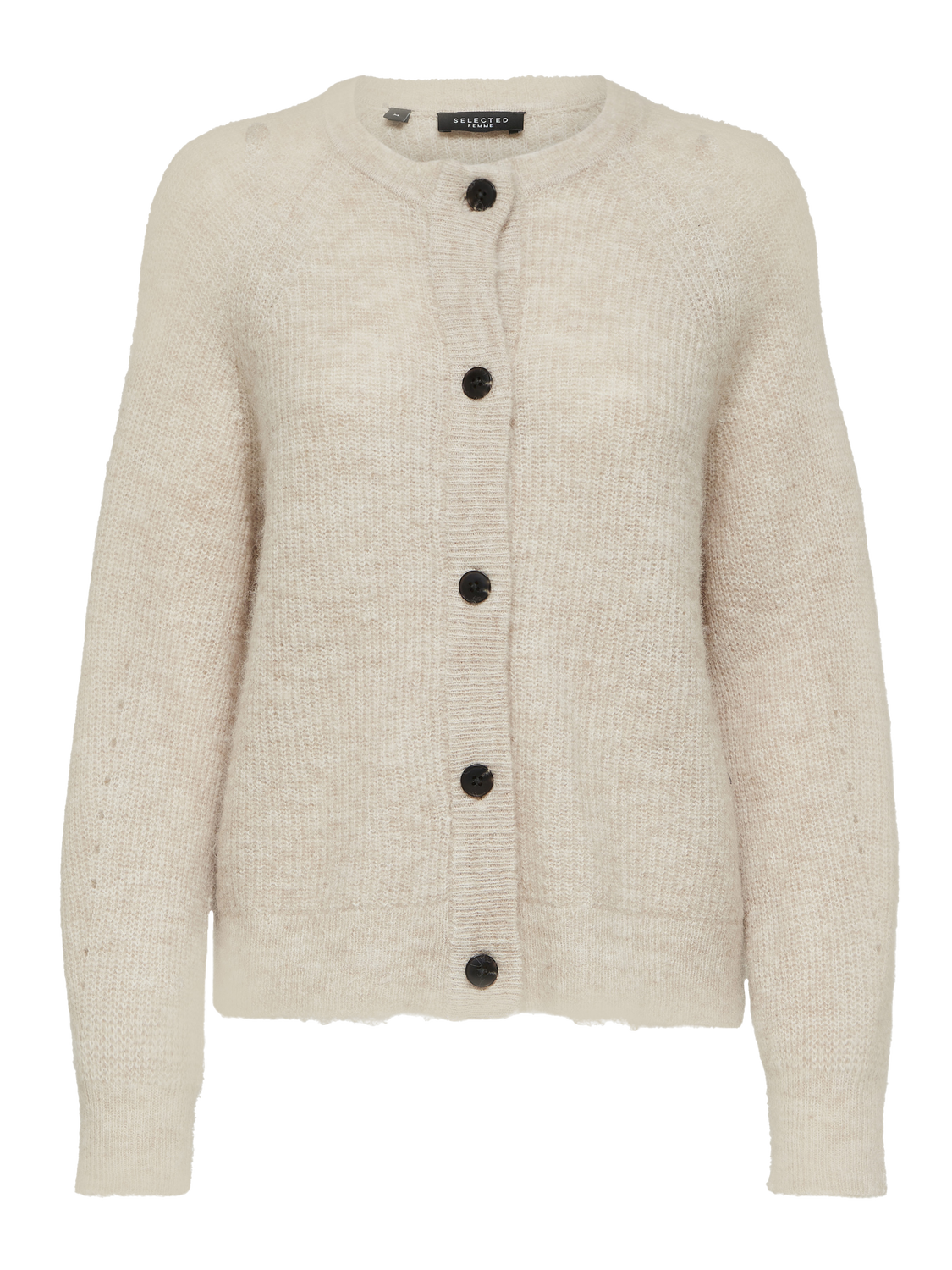 SLFLULU LS KNIT SHORT CARDIGAN NOOS-Cardigan-Selected Femme-Aandahls