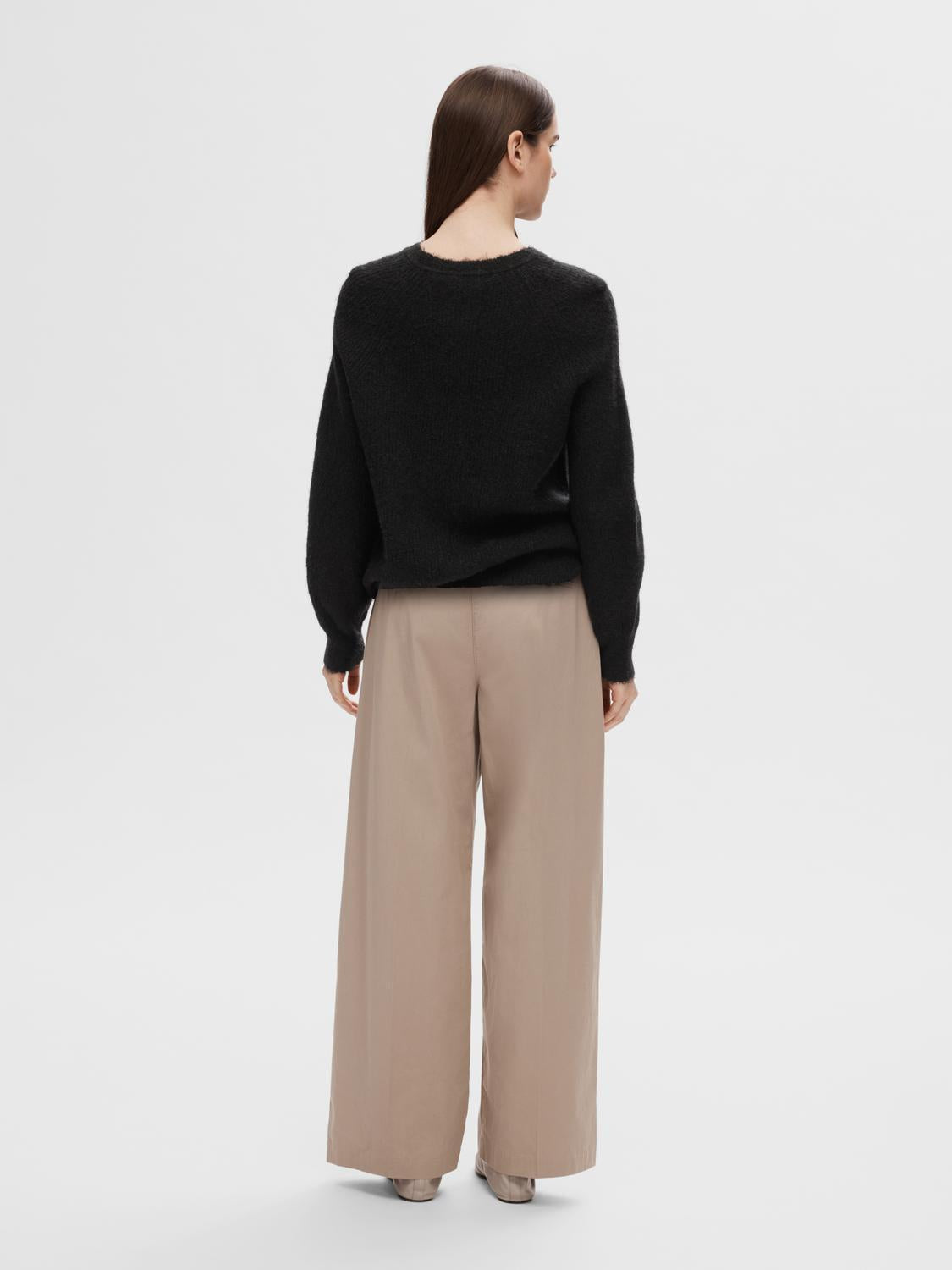SLFLULU LS KNIT SHORT CARDIGAN NOOS-Genser-Selected-Aandahls