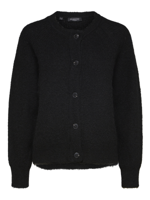 SLFLULU LS KNIT SHORT CARDIGAN NOOS-Genser-Selected-Aandahls