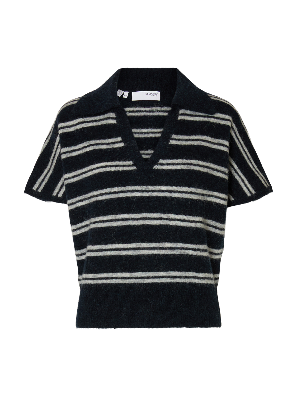 SLFLulu SS Knit Polo-Genser-Selected Femme-Aandahls