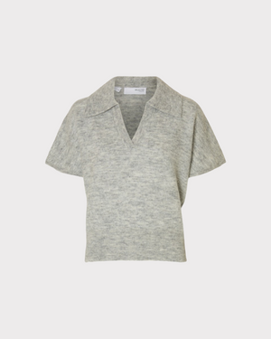 SLFLulu SS Knit Polo-Skjorter-Selected Femme-Aandahls