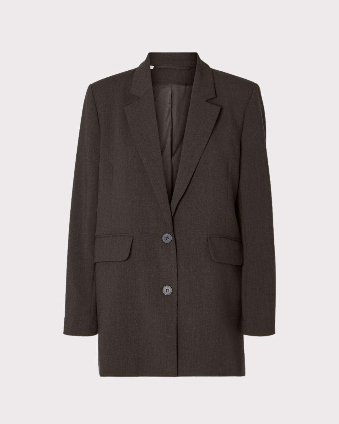 SLFRITA LS RELAXED BLAZER MEL-Blazer-Selected Femme-Aandahls