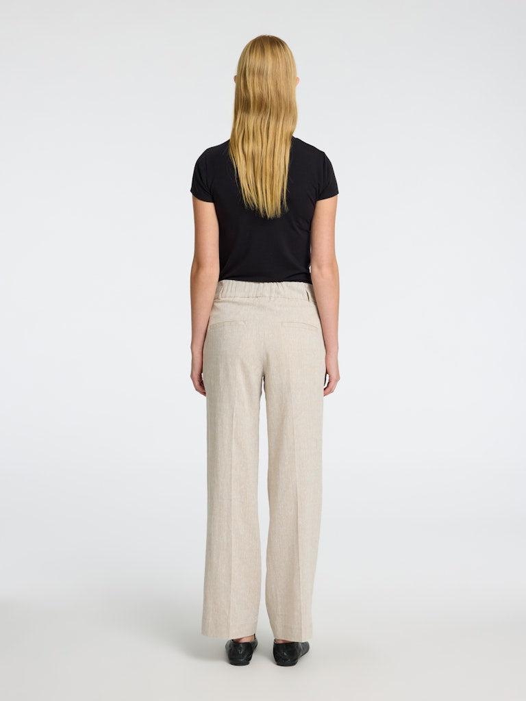 SLFTANIA-RITA MW WIDE PANT NOOS-Bukser-Selected Femme-Aandahls