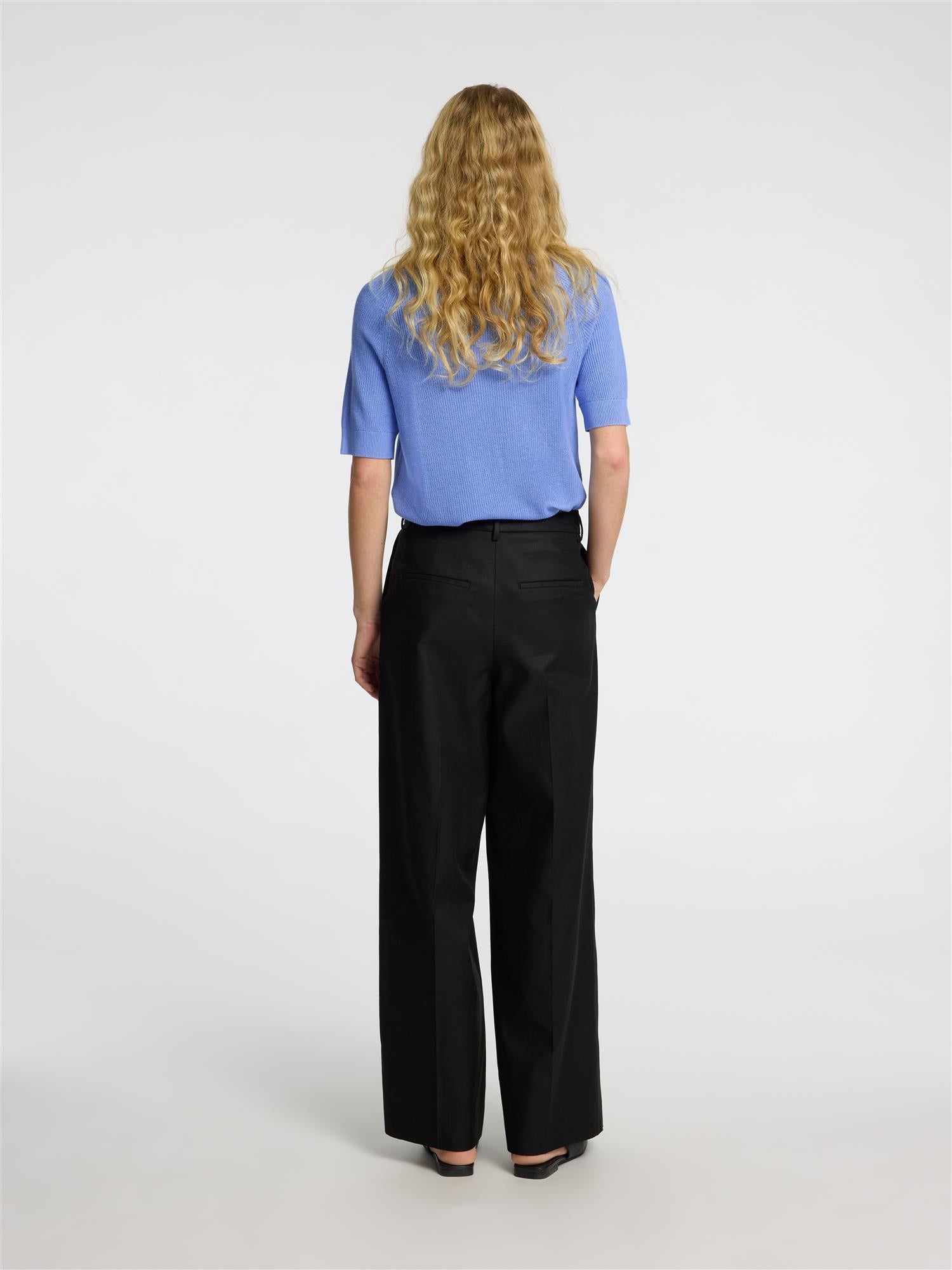 SLFelinna NEW SS KNIT TOP NOOS-Strikk-Selected Femme-Aandahls