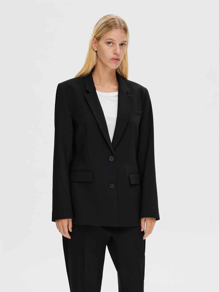 SLFrita LS classic blazer black B NOOS-Blazer-Selected Femme-Aandahls