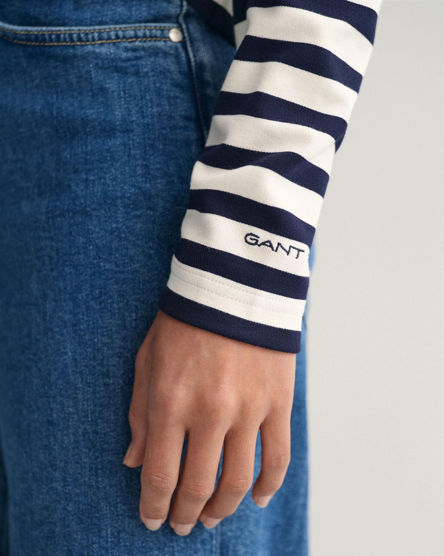 STRIPED LS T-SHIRT-T-shirt-Gant-Aandahls