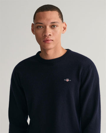 SUPERFINE LAMBSWOOL CREW-Genser-Gant-Aandahls