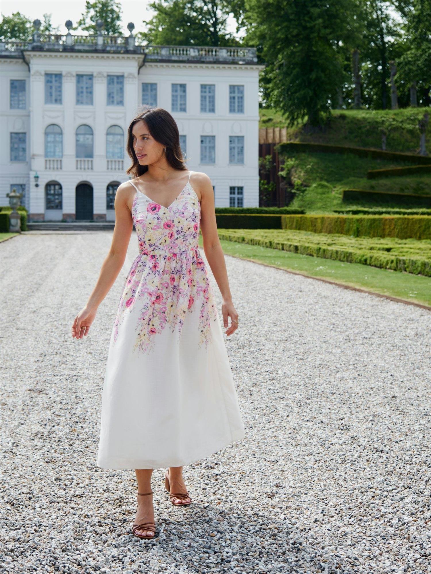 Sanni Flower Dress-Kjole-Neo Noir-Aandahls