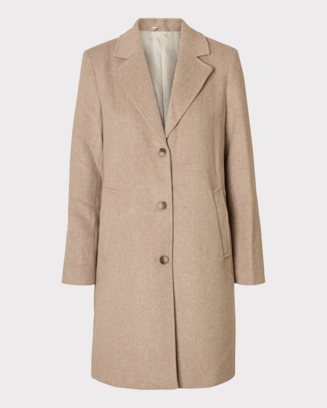 Sasja Wool Blend Coat-Yttertøy-Selected Femme-Aandahls