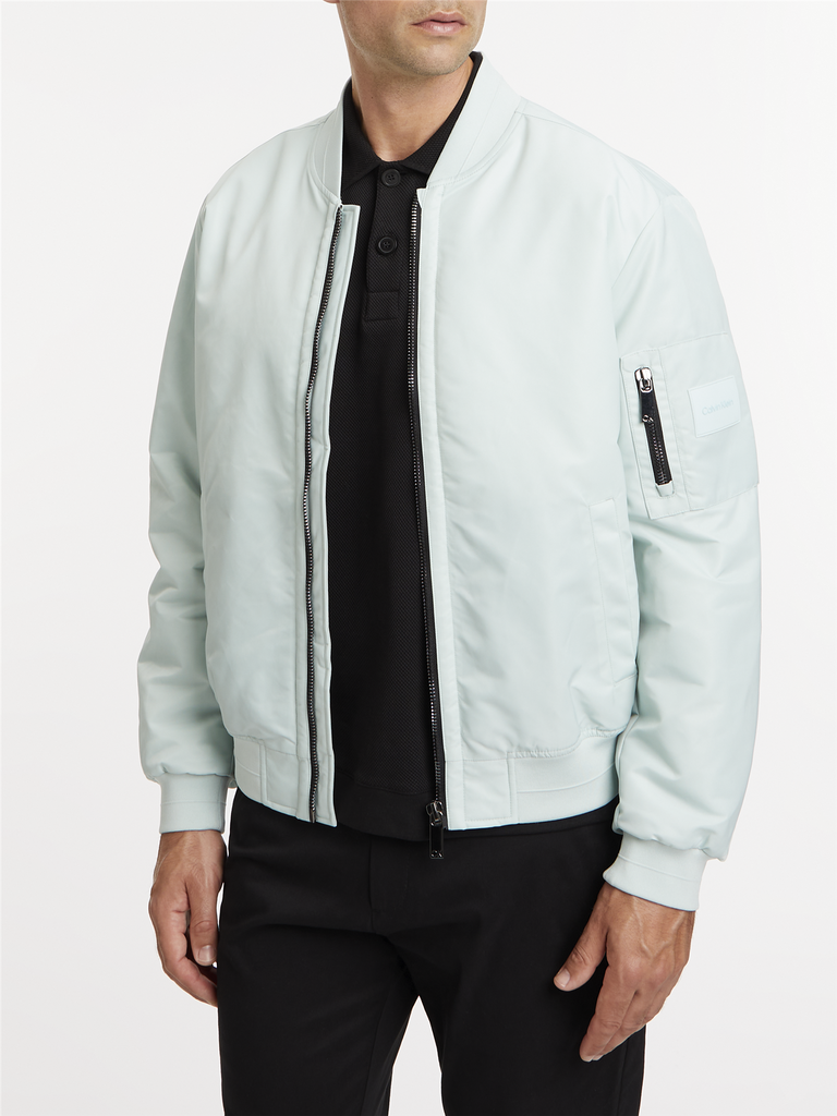 Sateen Hero Bomber-Yttertøy-Calvin Klein-Aandahls