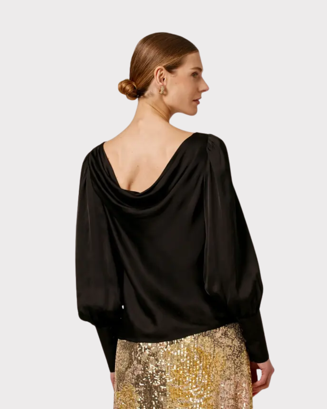 Satin Drape Top-Topp-ByTimo-Aandahls