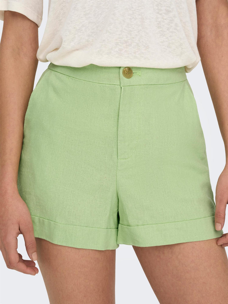 Say linen hw fold-Shorts-Jacqueline de Yong-Aandahls
