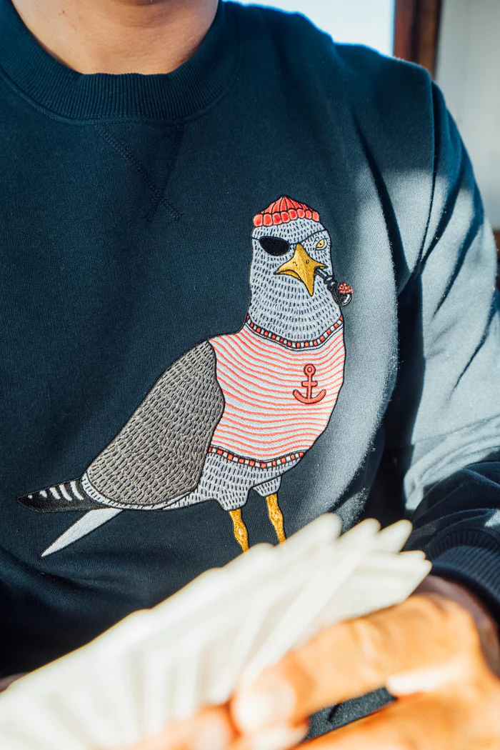 Seaborn Seagull Crewneck-Genser-Lakor-Aandahls
