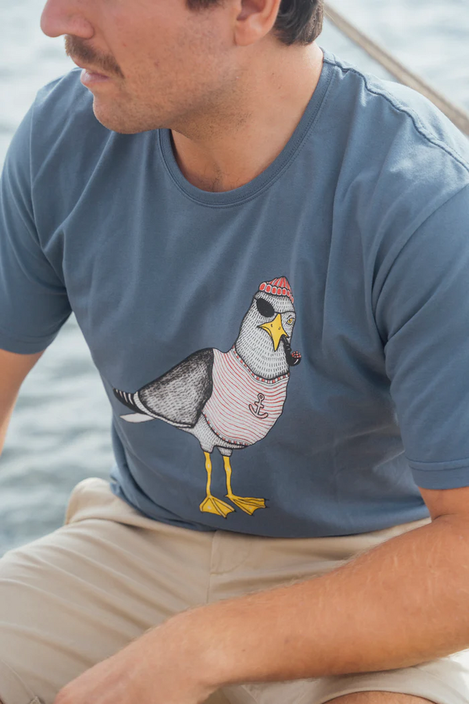 Seaborn Seagull t-shirt-T-shirt-Lakor-Aandahls