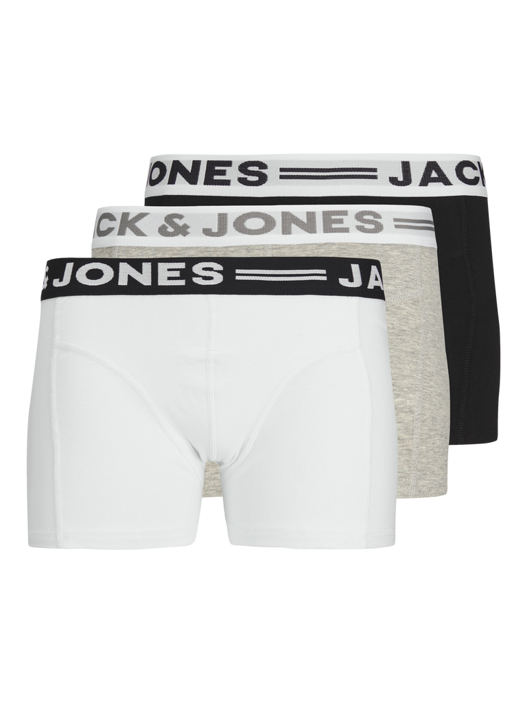 Sense trunks 3-pack noos jnr-Undertøy-Jack & Jones-Aandahls