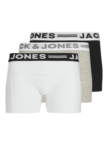 Sense trunks 3-pack noos jnr-Undertøy-Jack & Jones-Aandahls