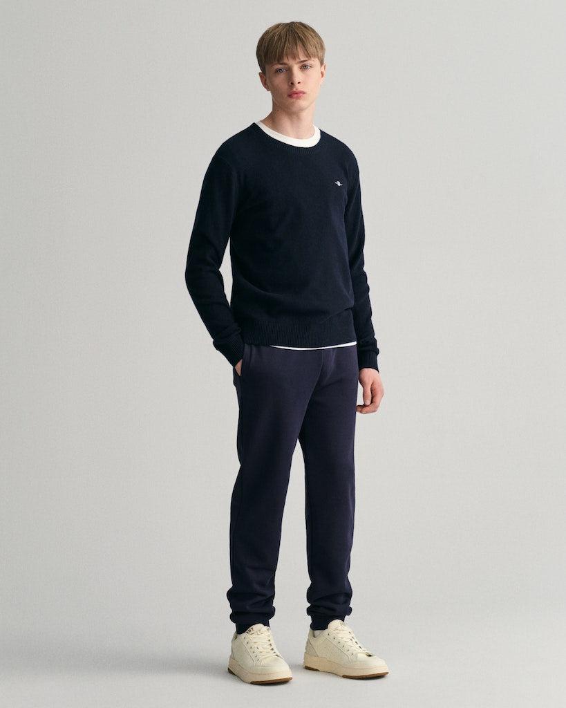 Shield Lambwool C-neck-Strikk-Gant-Aandahls
