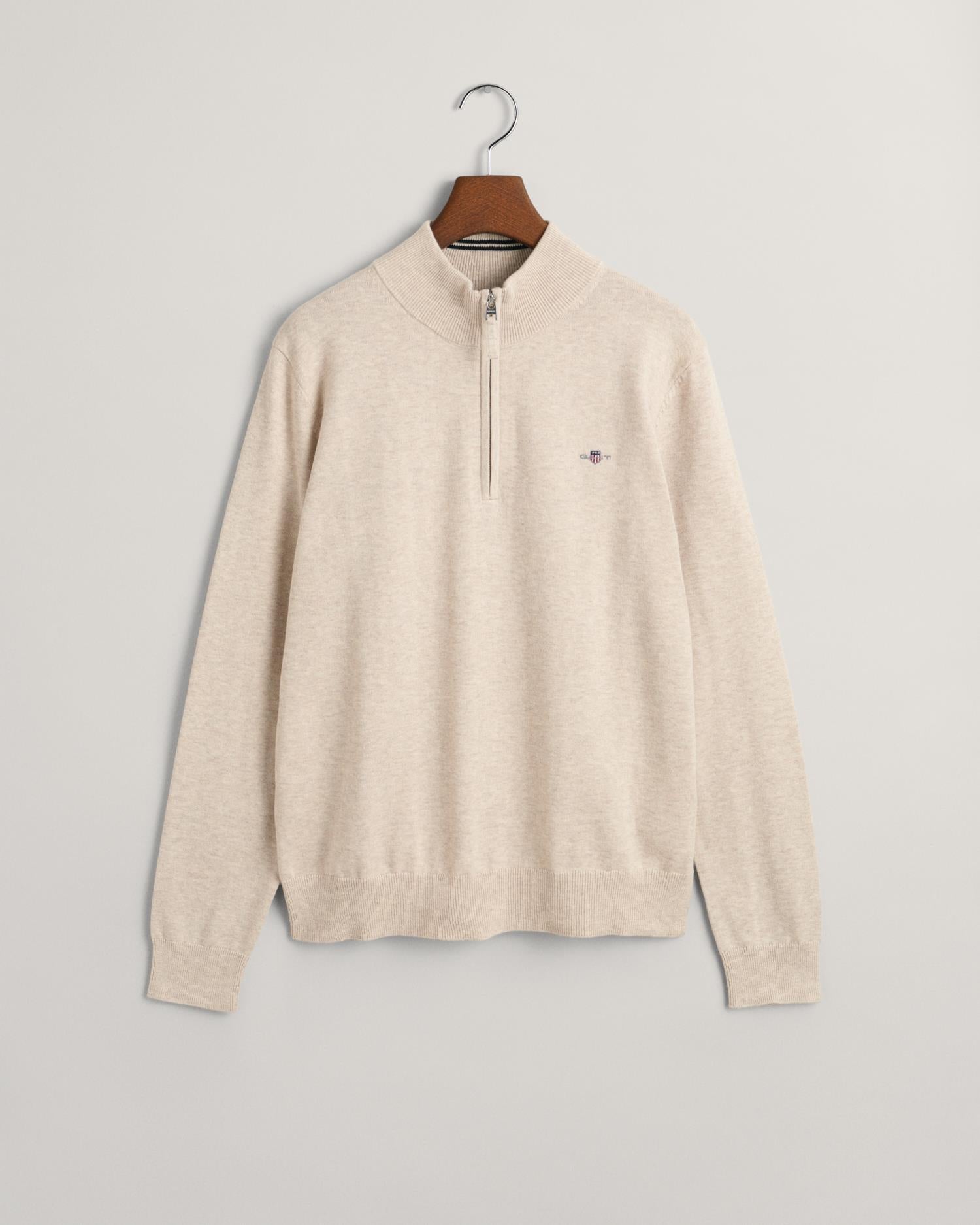 Shield cotton half Zip