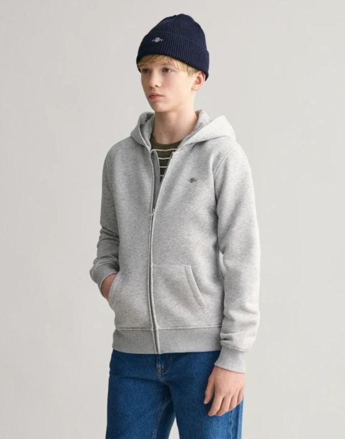 Shield zip hoodie-Genser-Gant-Aandahls