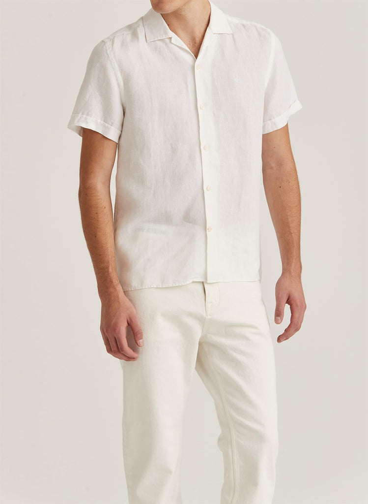 Short Sleeve Linen Shirt-Skjorter-Morris-Aandahls