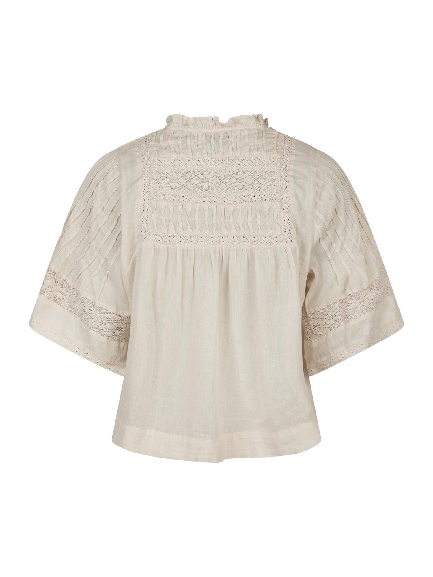 Siama voile blouse-Bluser-Neo Noir-Aandahls