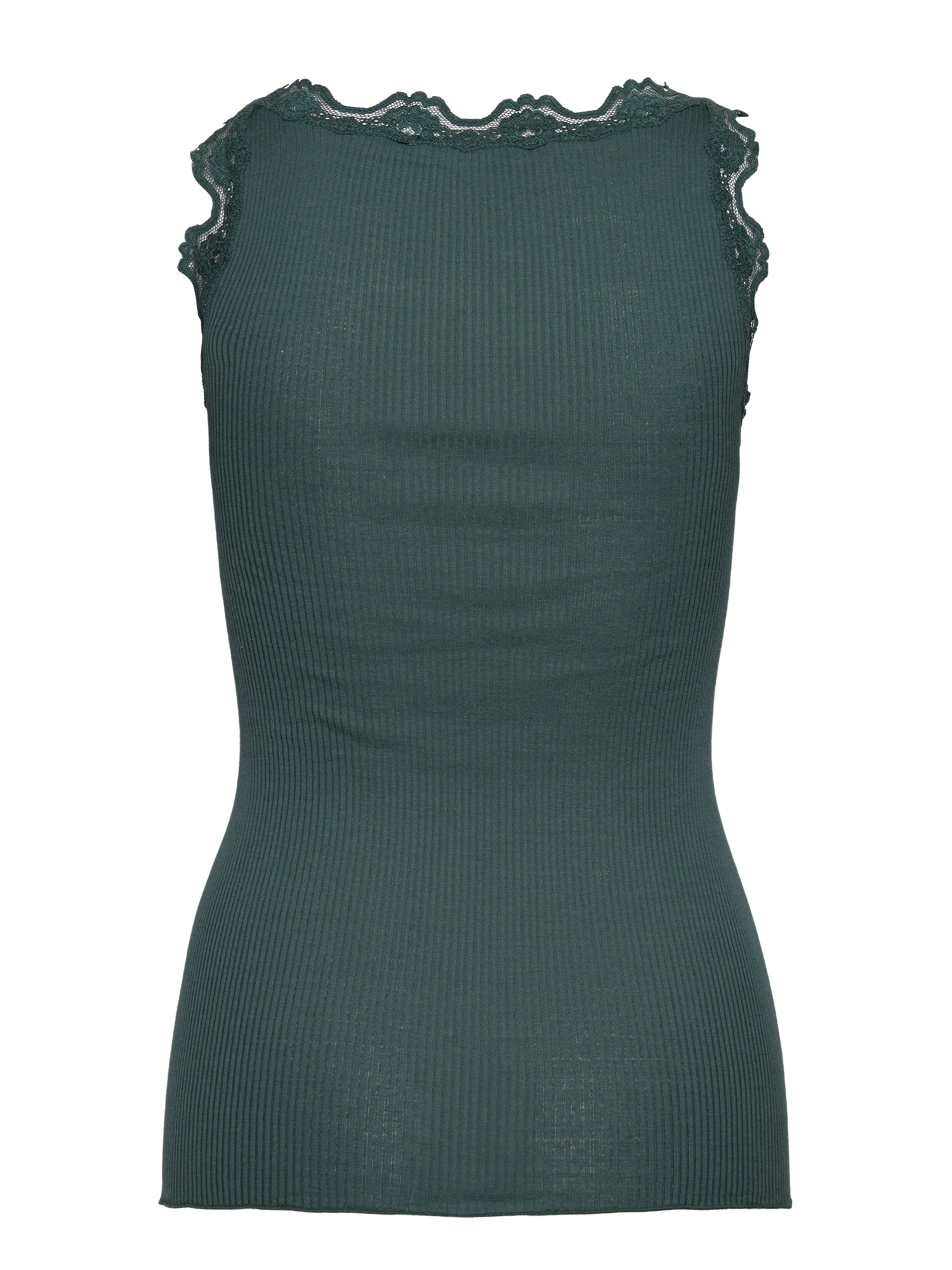 Silk top w/lace-Singlet-Rosemunde-Aandahls