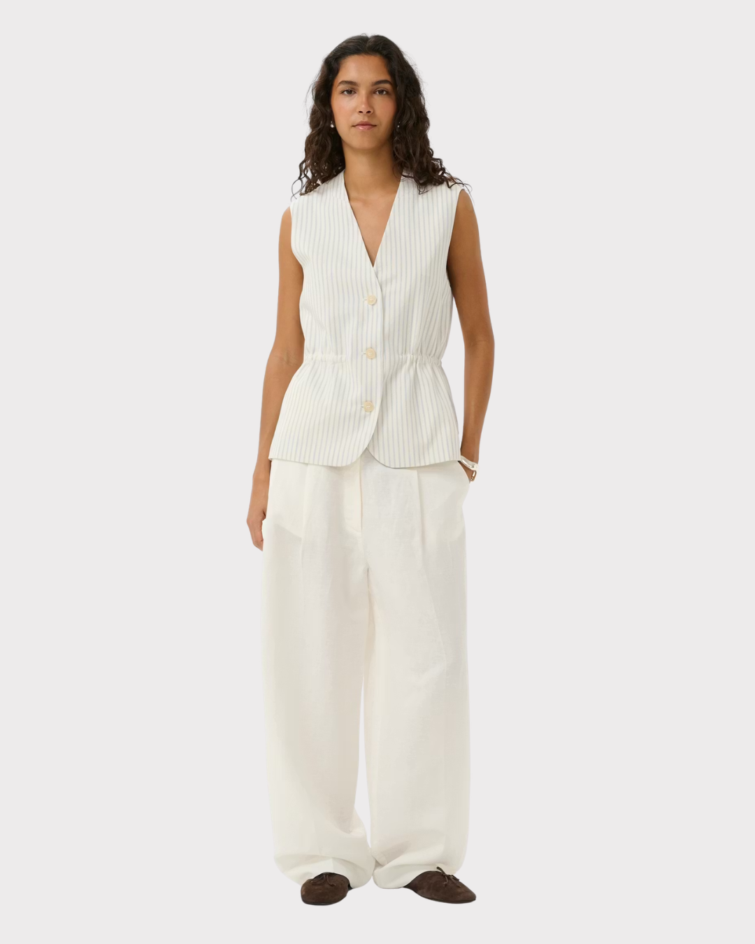 Slcandela Waistcoat-Overdel-Soaked in Luxury-Aandahls