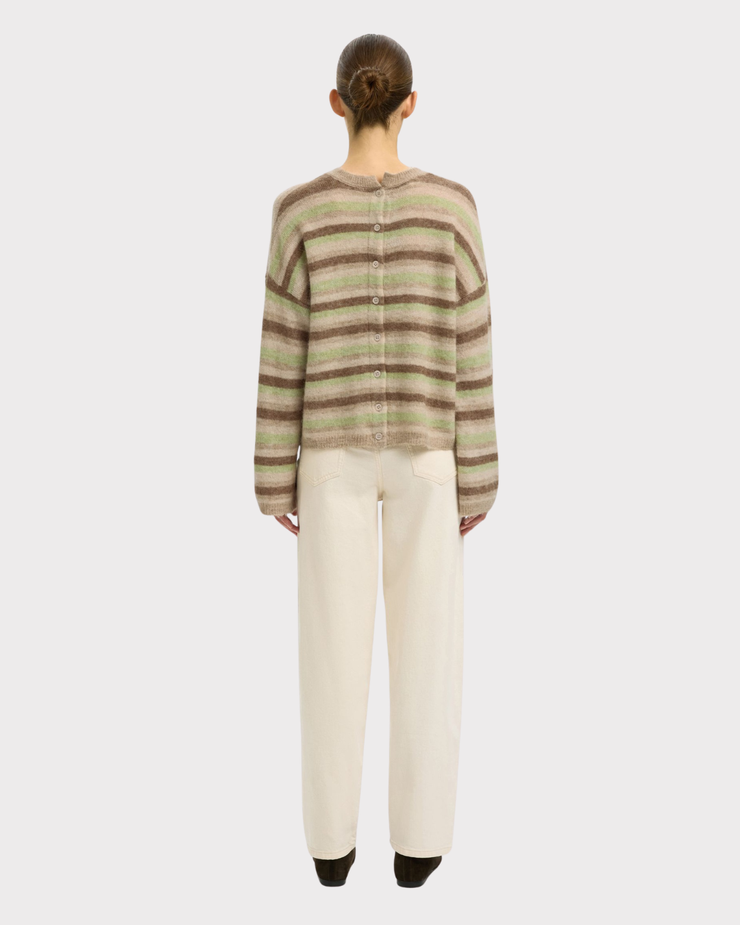 Slflulu Ls Knit Button O-Neck-Genser-Selected Femme-Aandahls