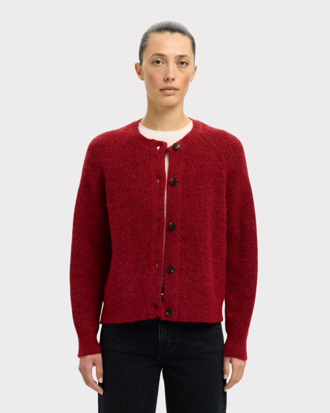 Slflulu Ls Knit Short Cardigan Noos-CARDIGAN-Selected Femme-Aandahls