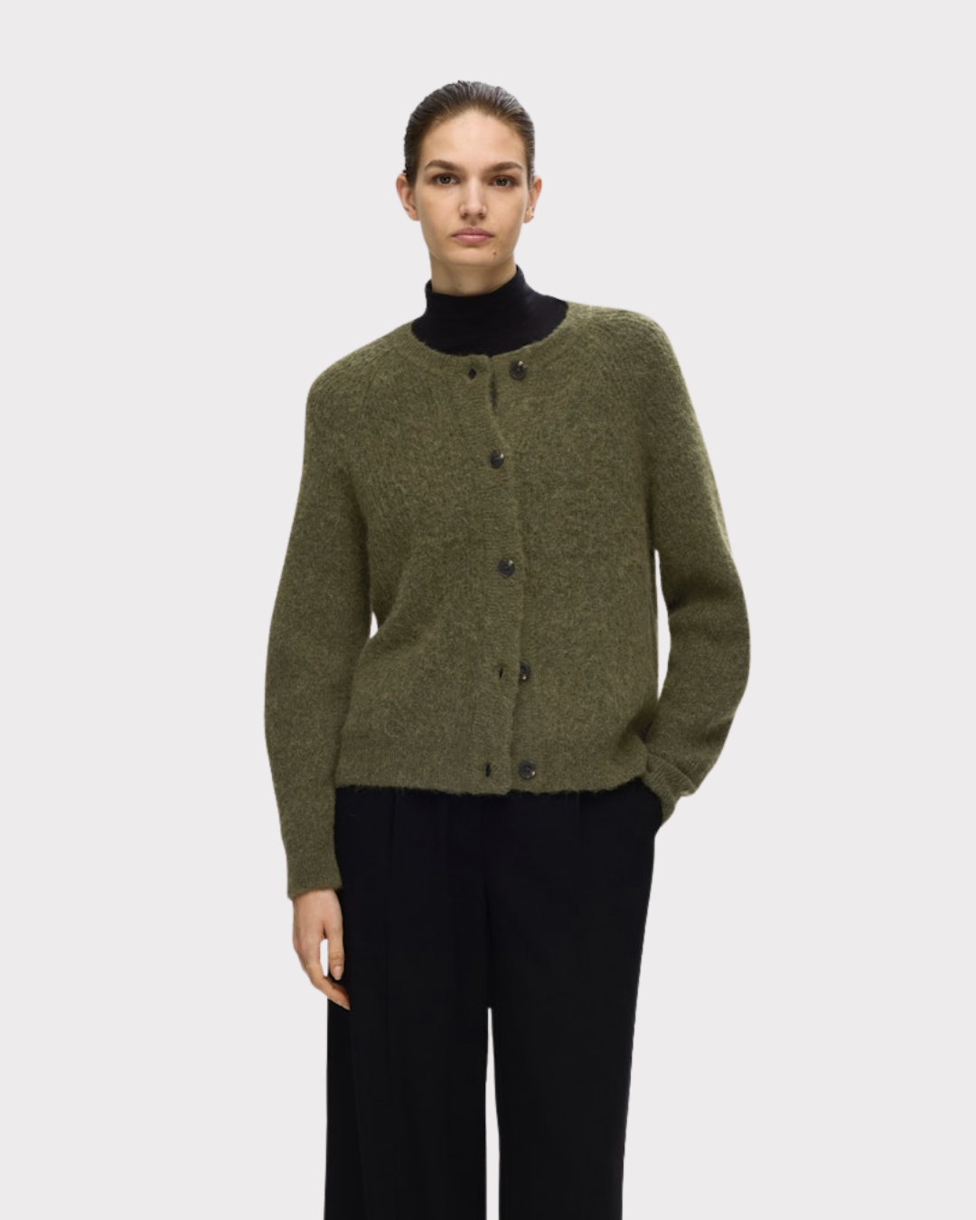 Slflulu Ls Knit Short Cardigan Noos-Genser-Selected Femme-Aandahls