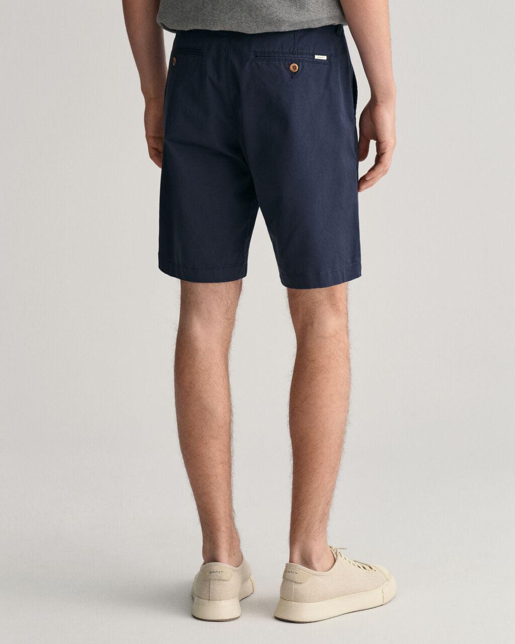 Slim Fit Twill Shorts-Shorts-Gant-Aandahls