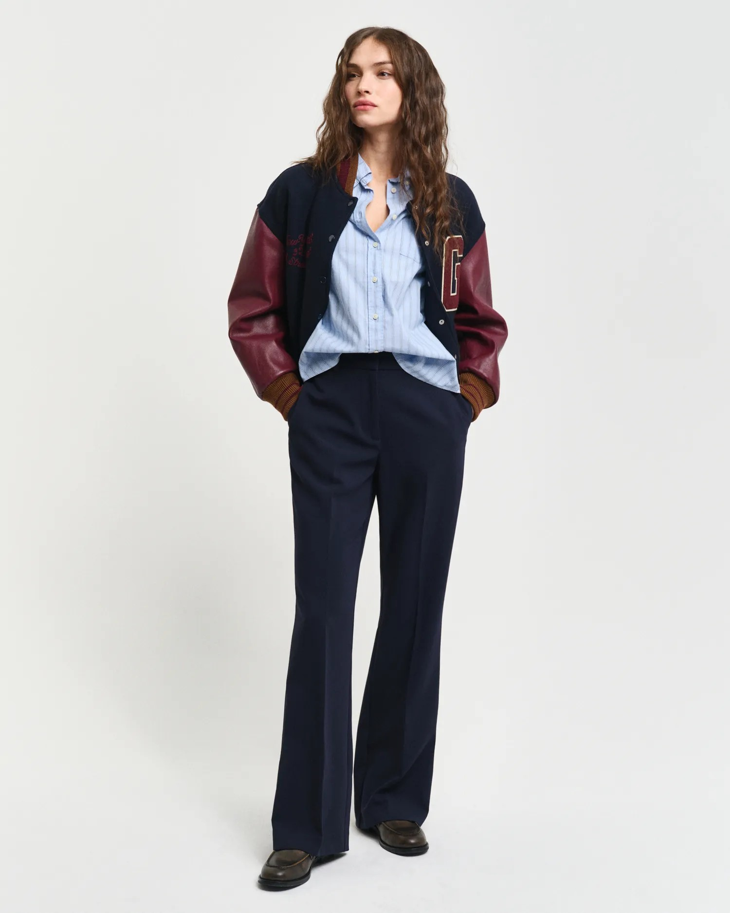 Slim Flare Slack-Bukse-Gant-Aandahls