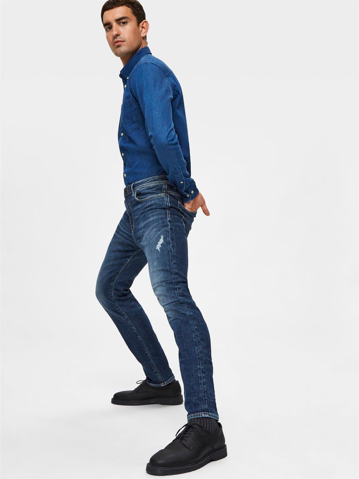 Slim-Leon-Jeans-Selected Homme-Aandahls