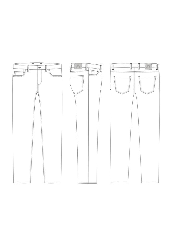 Slim Substainable Denim-Jeans-Alberto-Aandahls