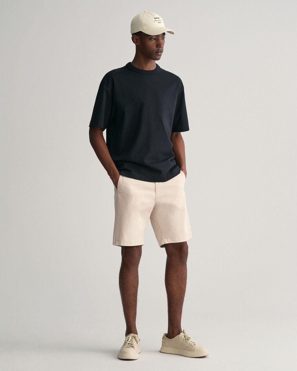 Slim Twill Shorts-Shorts-Gant-Aandahls