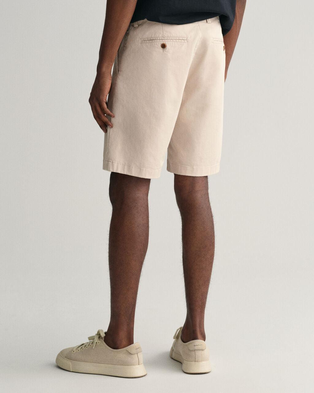 Slim Twill Shorts-Shorts-Gant-Aandahls