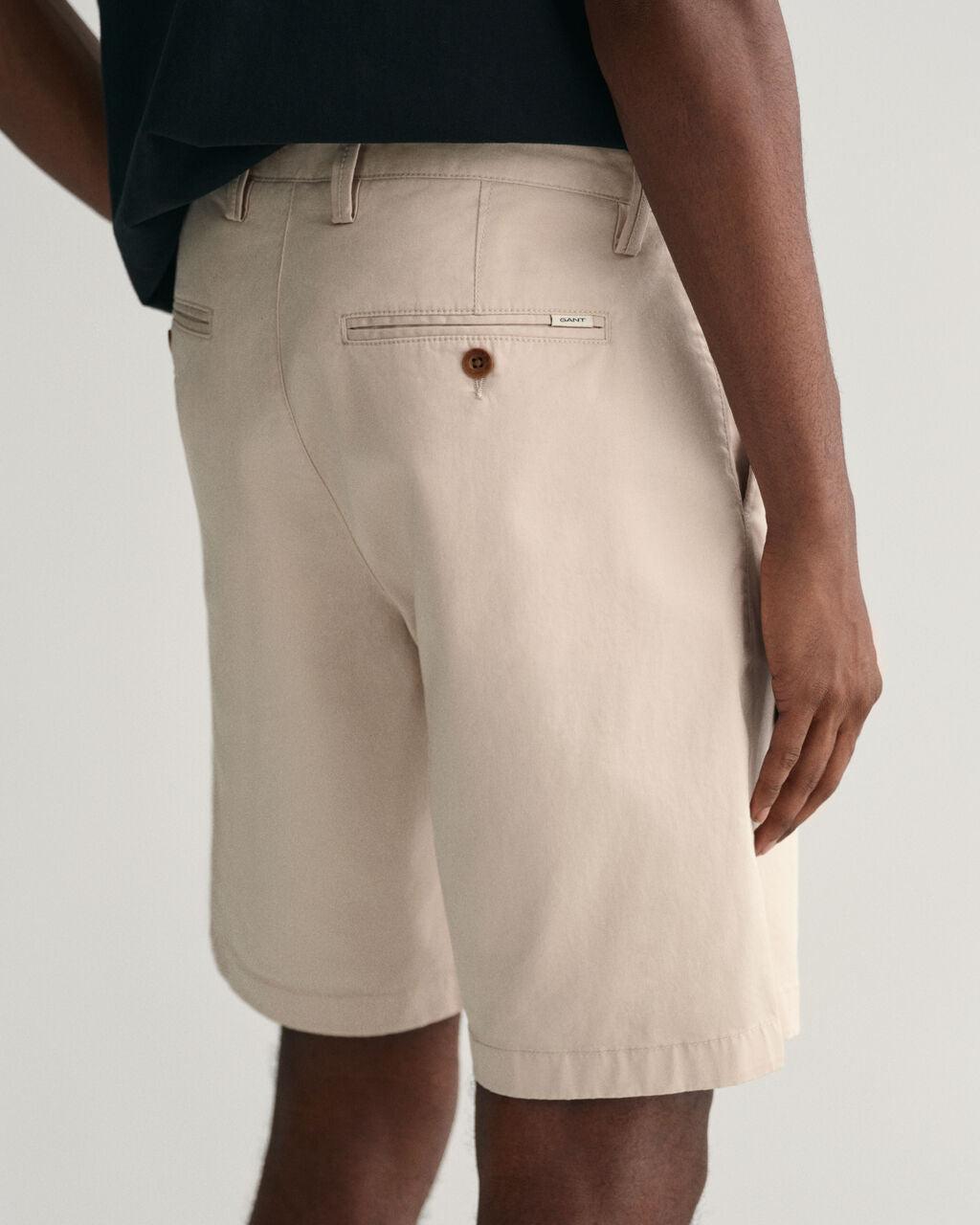 Slim Twill Shorts-Shorts-Gant-Aandahls