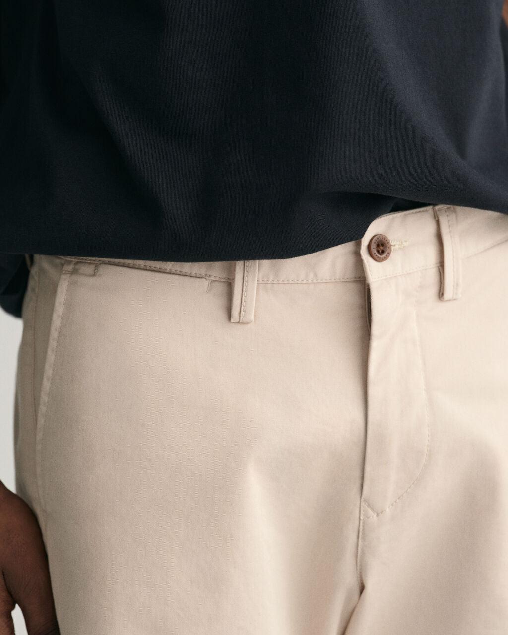 Slim Twill Shorts-Shorts-Gant-Aandahls