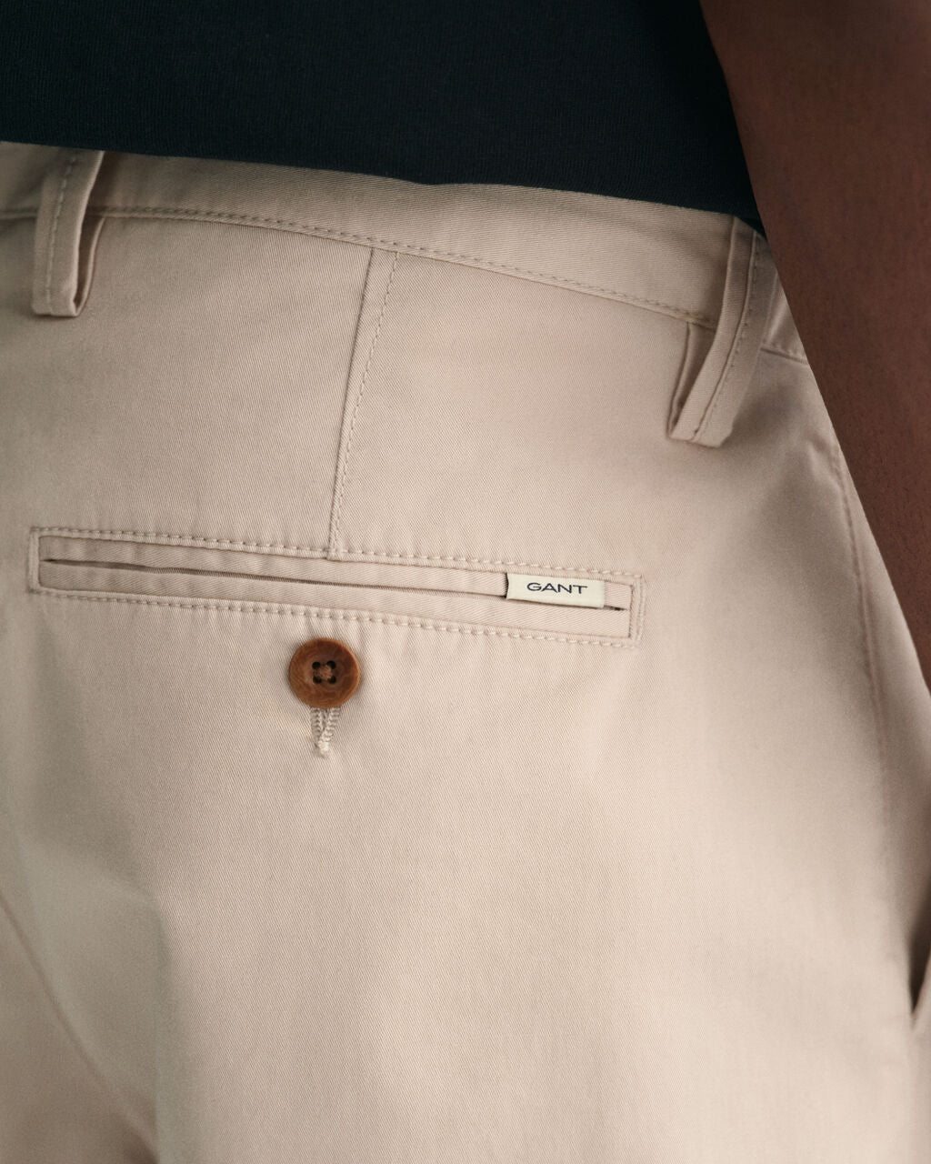 Slim Twill Shorts-Shorts-Gant-Aandahls