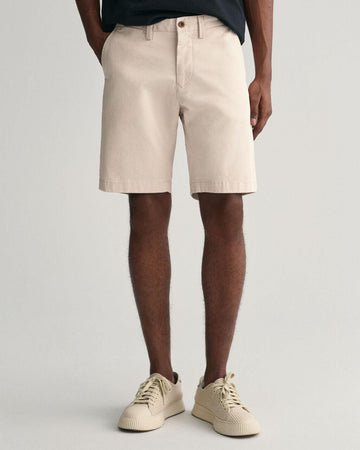 Slim Twill Shorts-Shorts-Gant-Aandahls