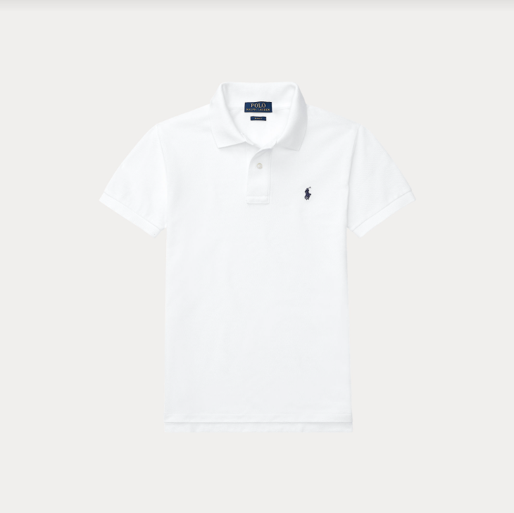 Slim fit cotton mesh polo shirt-T-shirt-Polo Ralph Lauren-Aandahls