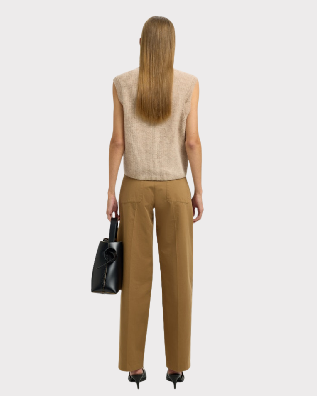 Slwlulu Sl Button O-Neck Vest Noos-Overdel-Selected Femme-Aandahls