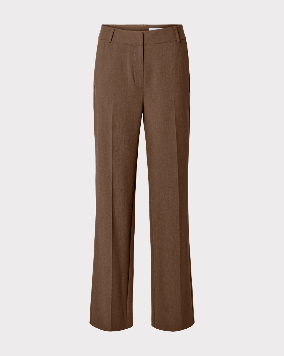 Slwrita Mw Wide Pant Mel Noos-Bukser-Selected Femme-Aandahls