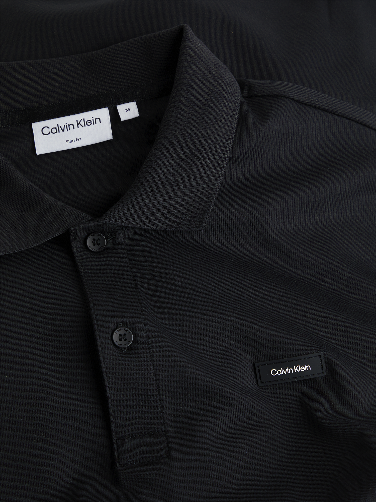 Smooth Cotton Slim Polo-T-shirt-Calvin Klein-Aandahls