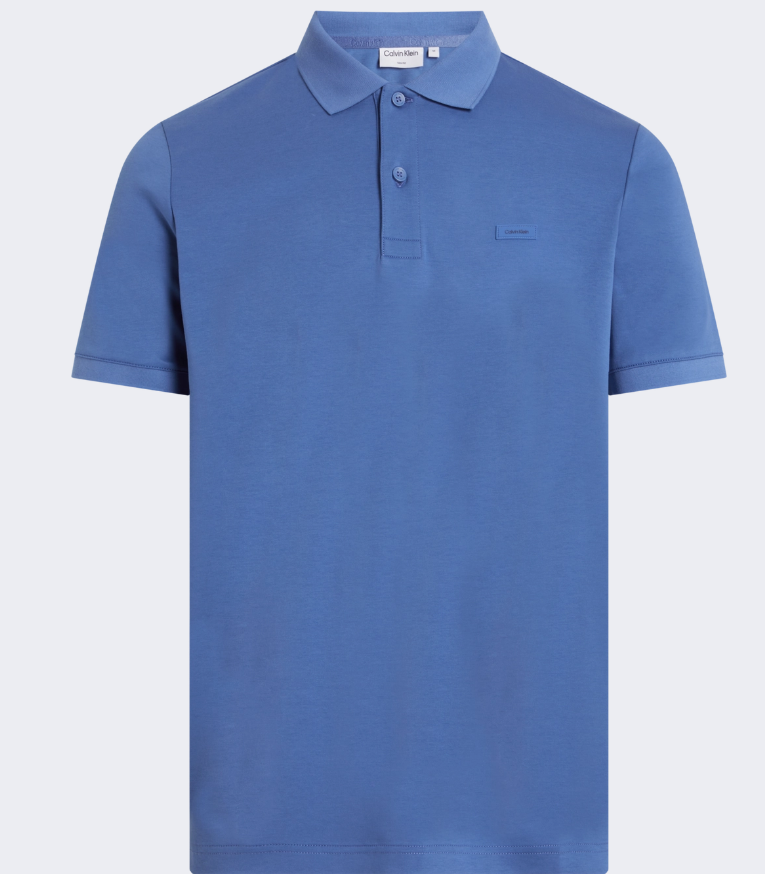 Smooth Cotton Slim Polo-T-shirt-Calvin Klein-Aandahls