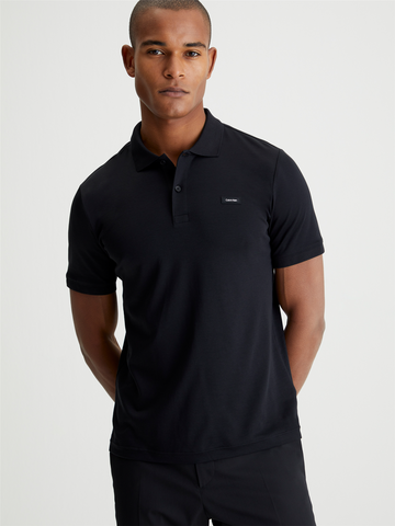 Smooth Cotton Slim Polo-T-shirt-Calvin Klein-Aandahls