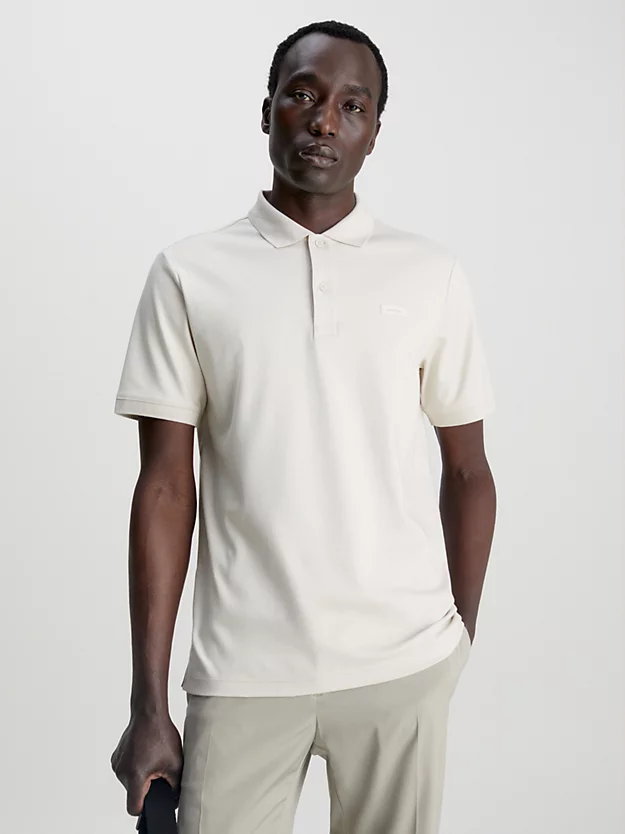 Smooth Cotton Slim Polo-T-shirt-Calvin Klein-Aandahls