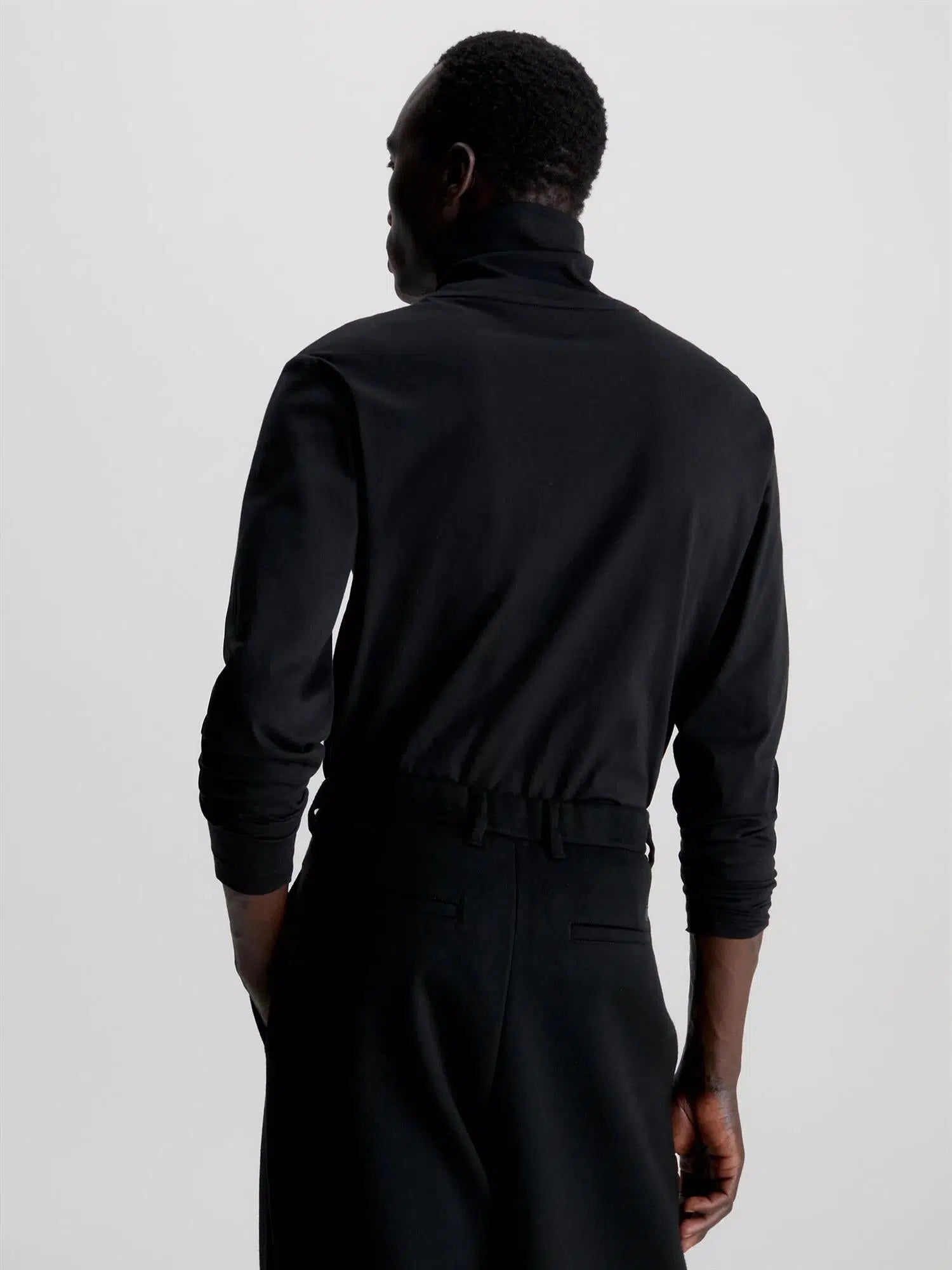 Smooth cotton roll neck-Genser-Calvin Klein-Aandahls