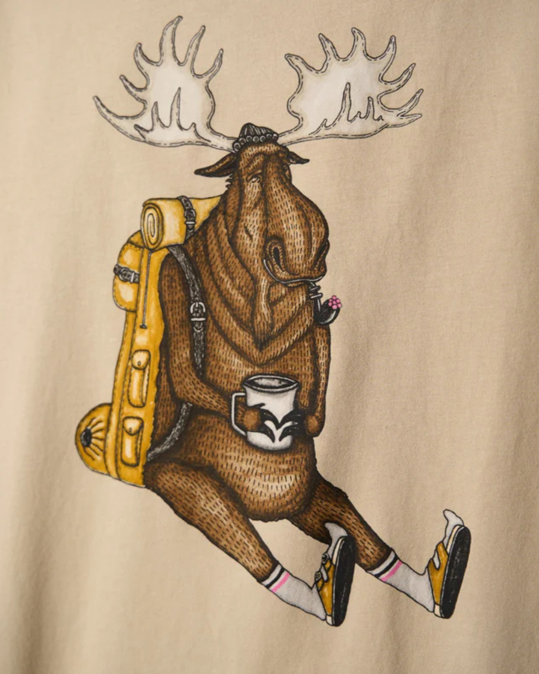 Snooze Moose-T-shirt-Lakor-Aandahls